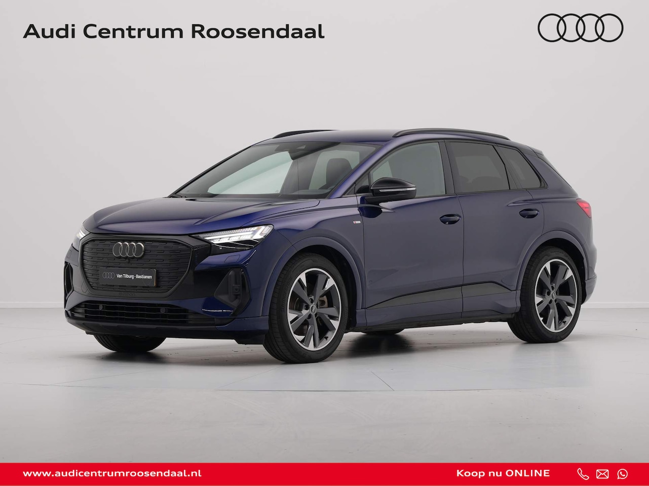 Audi Q4 e-tron - 50 quattro S-Line edition 77 kWh 300pk Navigatie Camera Acc Stoelverwarming - AutoWereld.nl