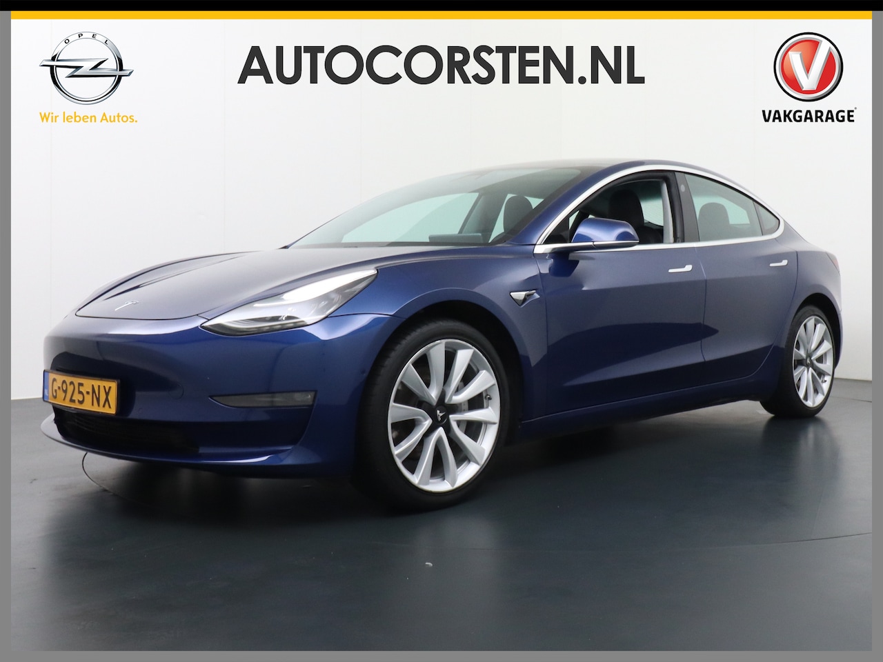 Tesla Model 3 - Long Range RWD Long Range 75kWh 463PK FSD-voorber. Premium Audio 4wd Lmv 19" AutoPilot Panoramadak Camera - AutoWereld.nl