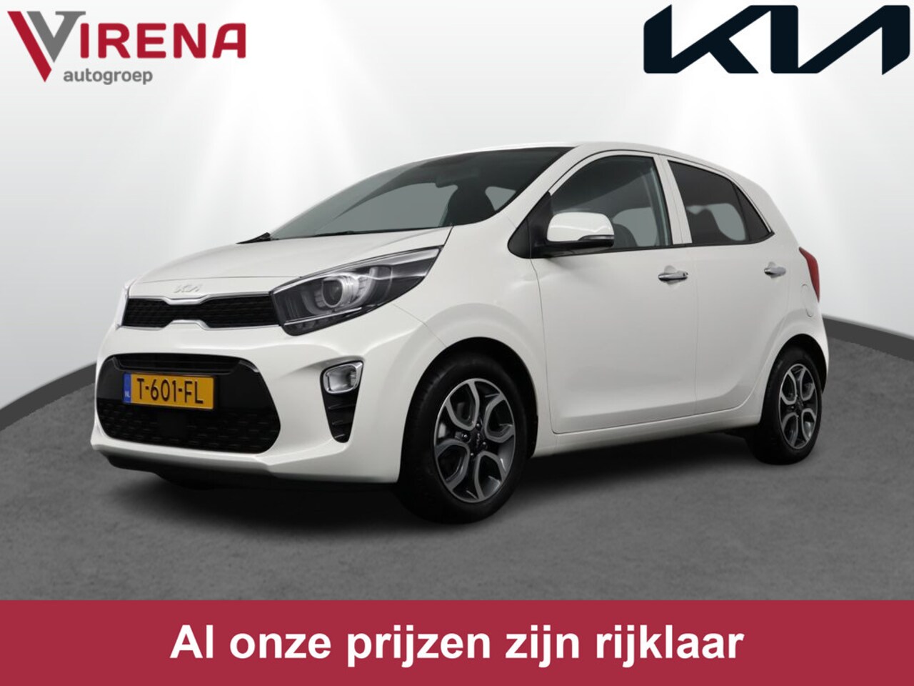 Kia Picanto - 1.0 DPi DynamicPlusLine - Navigatie - Climate Control - Apple Carplay-/Android Auto - Acht - AutoWereld.nl