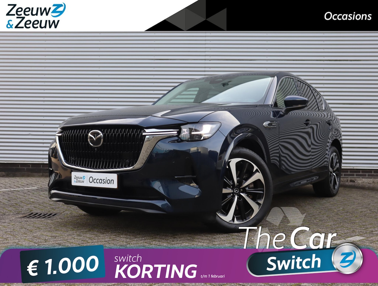 Mazda CX-60 - 2.5 e-SkyActiv PHEV Takumi | Panorama dak | Bose Audio | 360 Camera | Stoel koeling en ver - AutoWereld.nl