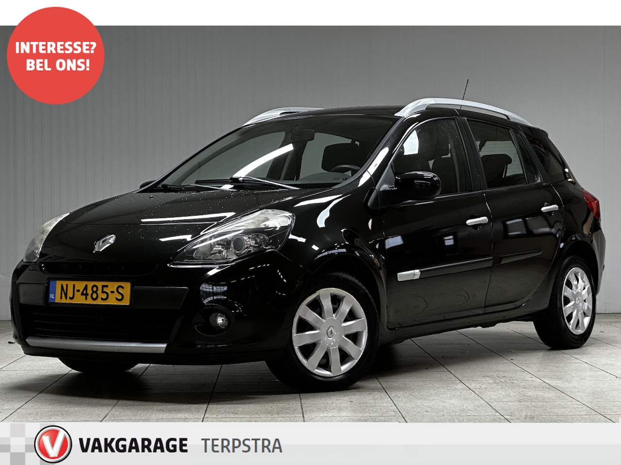 Renault Clio Estate - 1.2 TCE Authentique/ Airco/ Elek. pakket/ C.V. Afstand/ Isofix/ Radio-CD AUX/ LEDER. Stuur - AutoWereld.nl