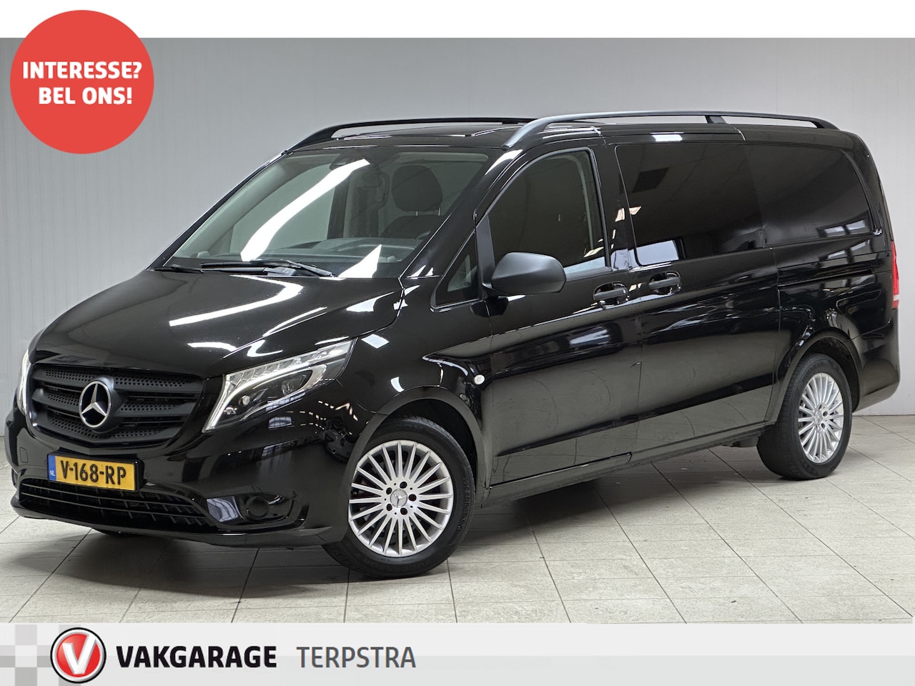 Mercedes-Benz Vito - 114 CDI Lang DC Comfort/ Automaat!/ Dubbele Cabine/ Trekhaak/ LED Koplampen/ Camera/ Flipp - AutoWereld.nl