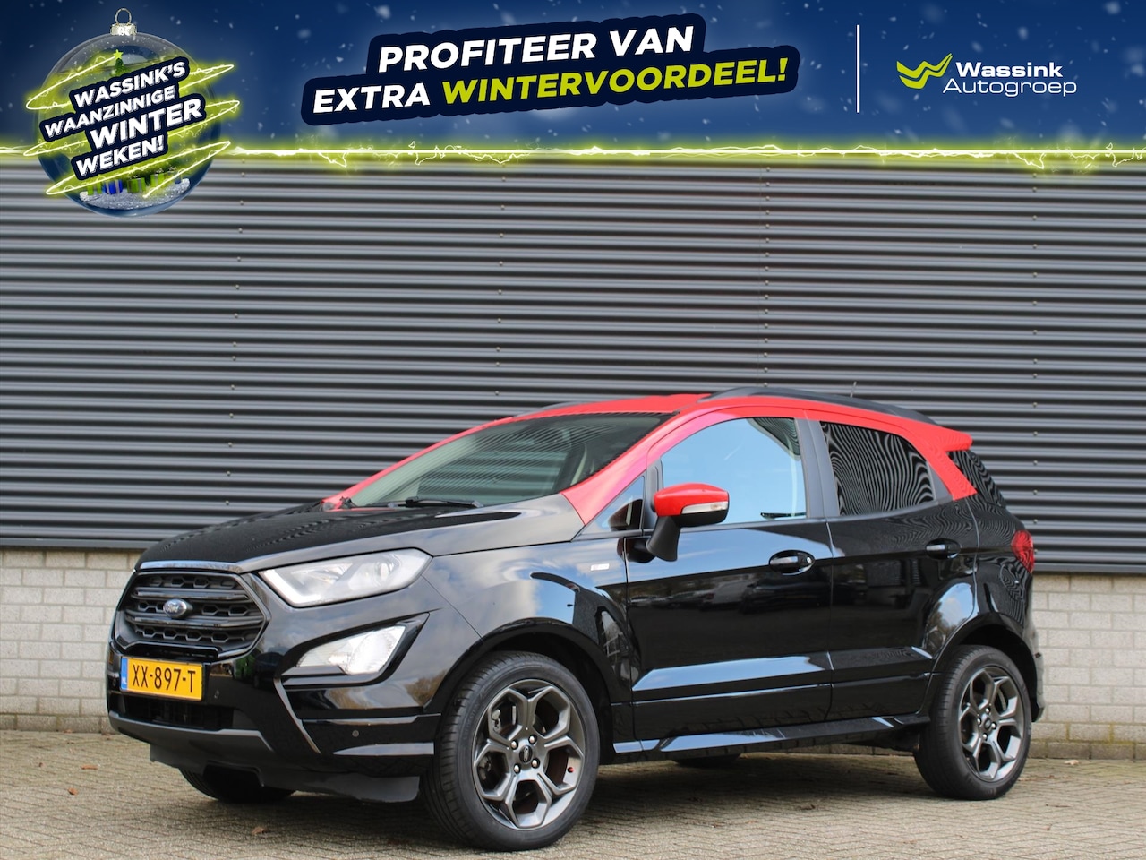 Ford EcoSport - 1.0 EcoBoost 125pk ST-Line Black | Cruise Control | Parkeersensoren Achter | Navi - AutoWereld.nl