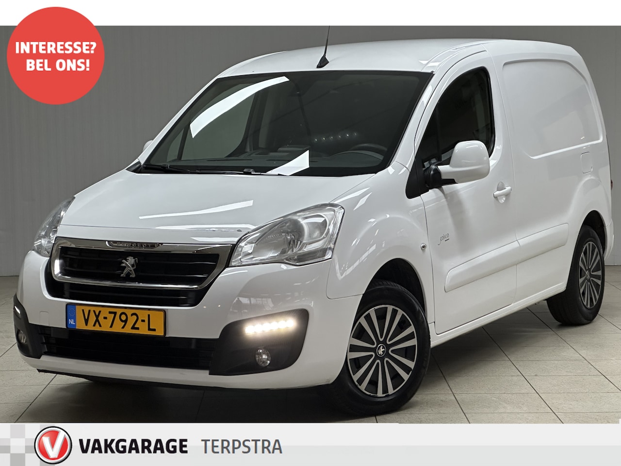 Peugeot Partner - 120 1.6 BlueHDi 100 L1 Première S&S/ Automaat/ Zij-Schuifdeur Rechts/ Flippers/ Apple Carp - AutoWereld.nl