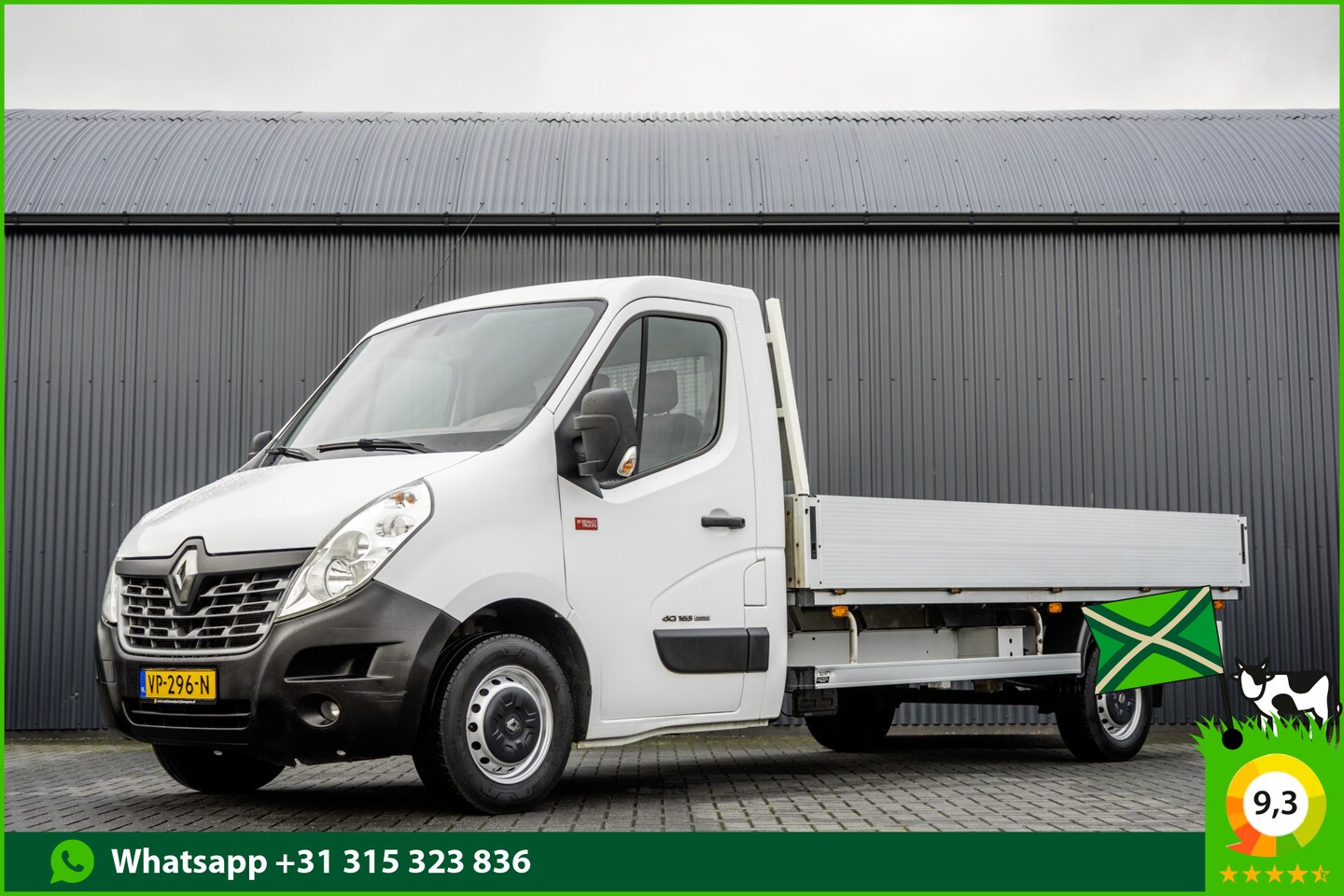 Renault Master - 2.3 dCi Open laadbak | 164 PK | 3.90M laadlengte | Cruise | Airco | Trekhaak - AutoWereld.nl