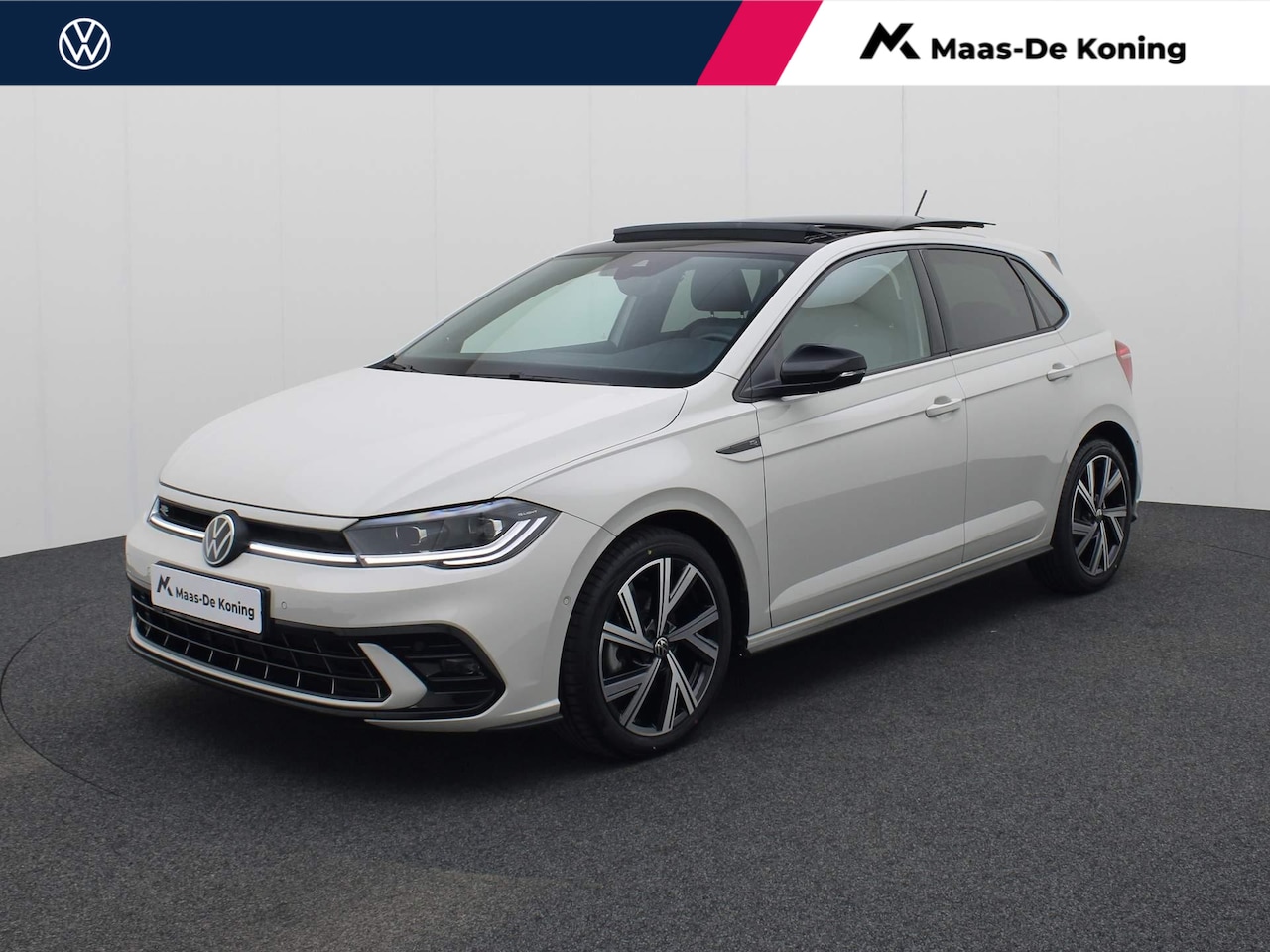 Volkswagen Polo - 1.0TSI/110PK R-Line DSG · Panoramadak · Parkeersensoren + camera · Stoelverwarming · Garan - AutoWereld.nl