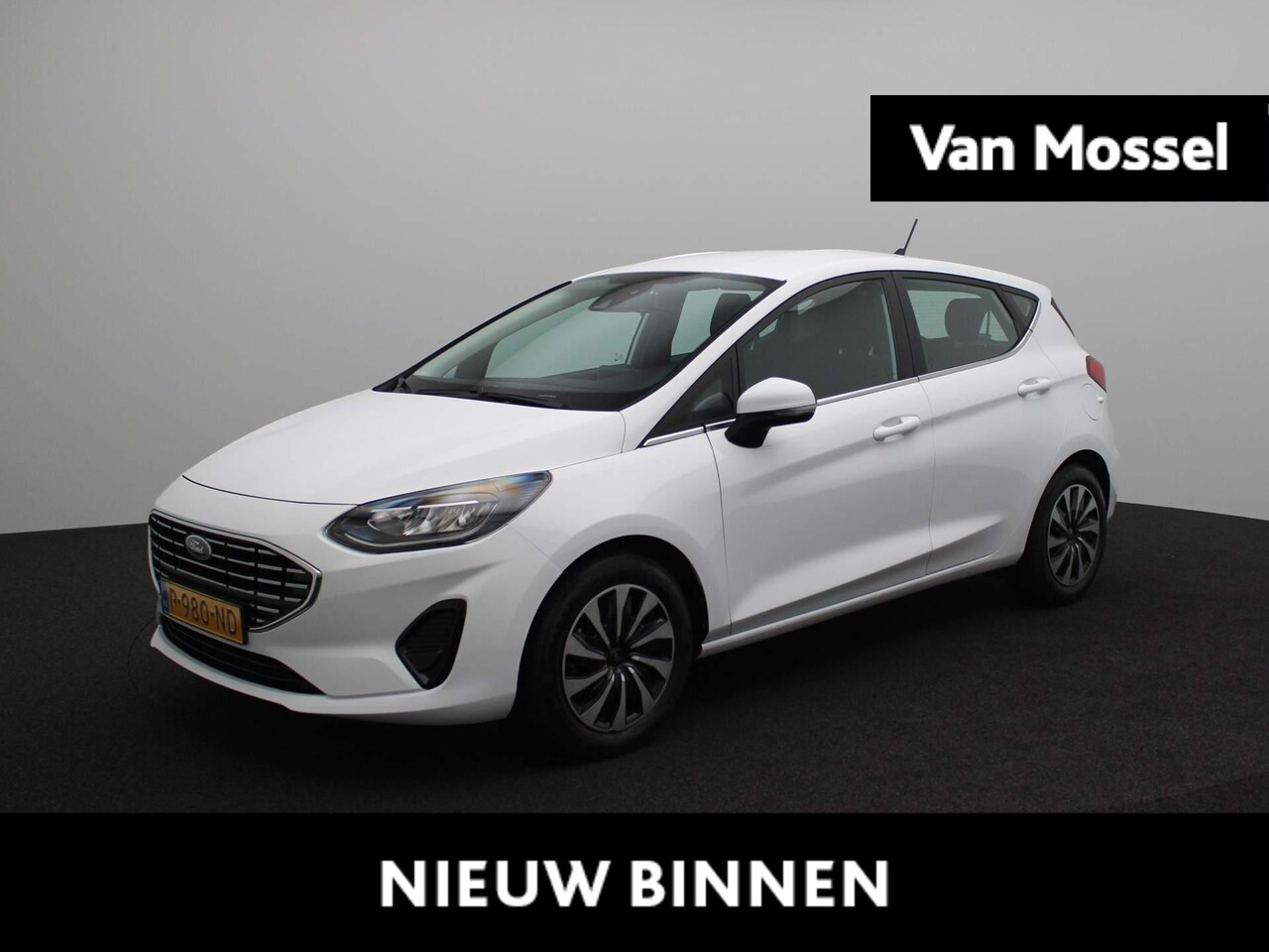 Ford Fiesta - 1.0 EcoBoost Hybrid Titanium | Navigatie | Cruise control | Parkeersensoren | Climate cont - AutoWereld.nl