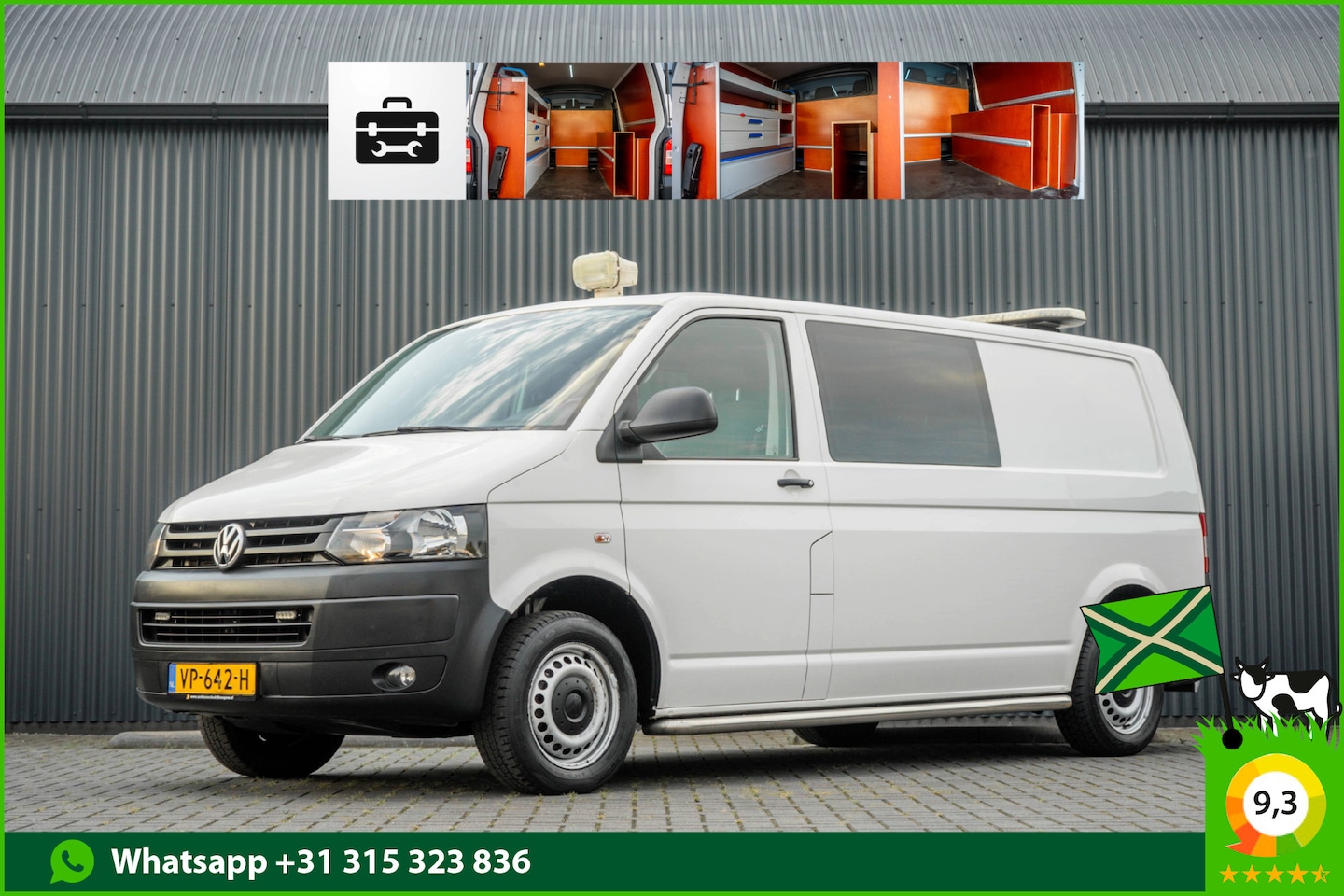 Volkswagen Transporter - T5 2.0 TDI L2H1 | Automaat | 141 PK | 5-Persoons | Inrichting | Standkachel | Cruise | Air - AutoWereld.nl