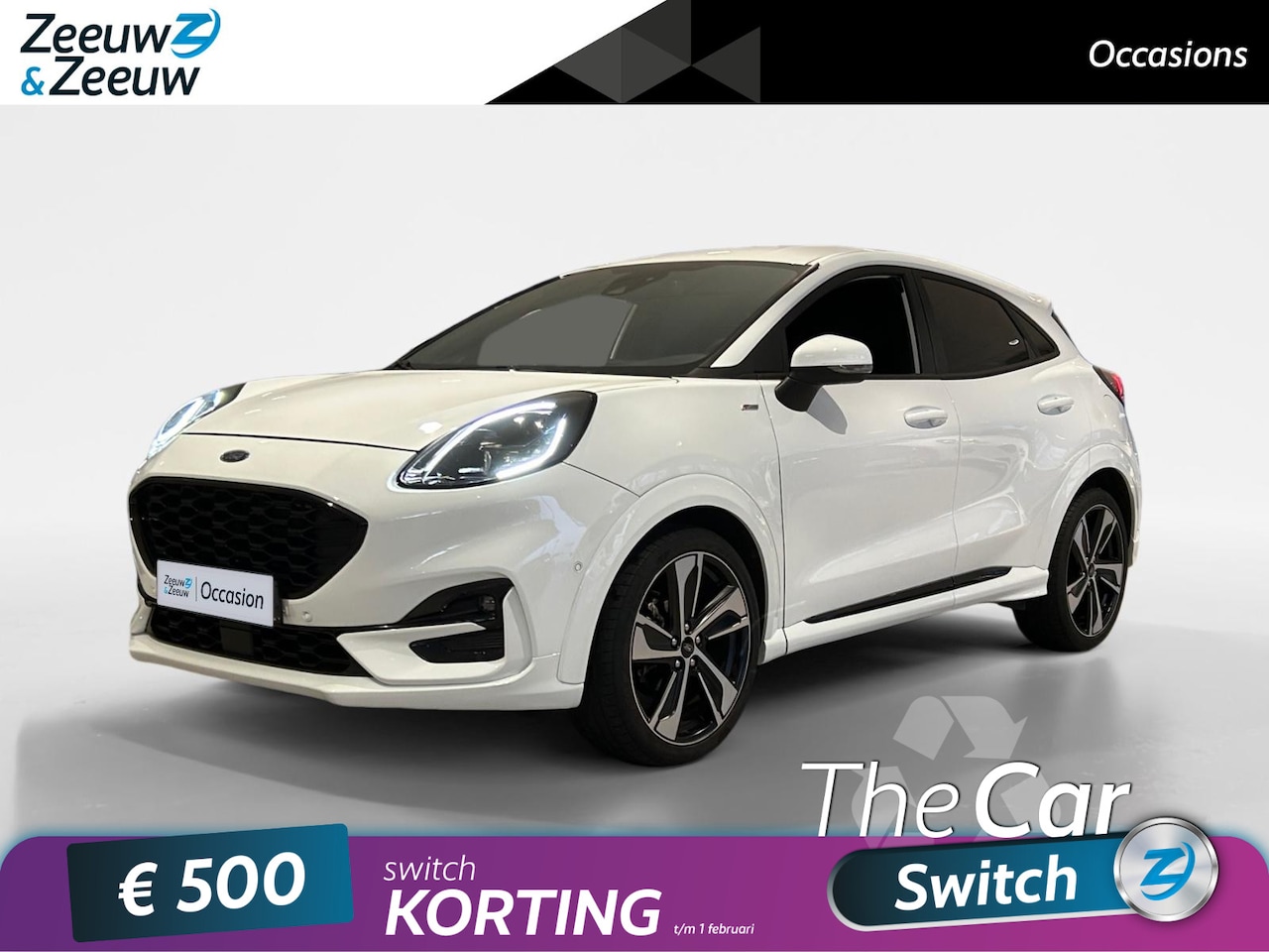 Ford Puma - 1.0 EcoBoost Hybrid ST-Line X 125pk automaat | BLISS | Adaptieve cruise control | Cruise c - AutoWereld.nl