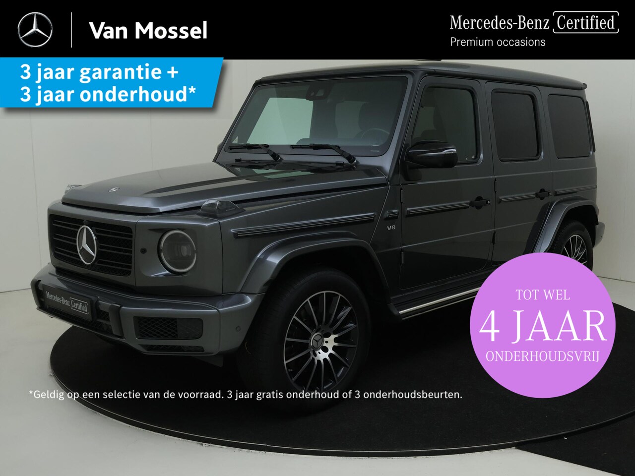 Mercedes-Benz G-klasse - 500 / Stoelverwarming / 360Graden-Camera / Schuifdak / Rij-assistentie / Night-Pakket / Mu - AutoWereld.nl