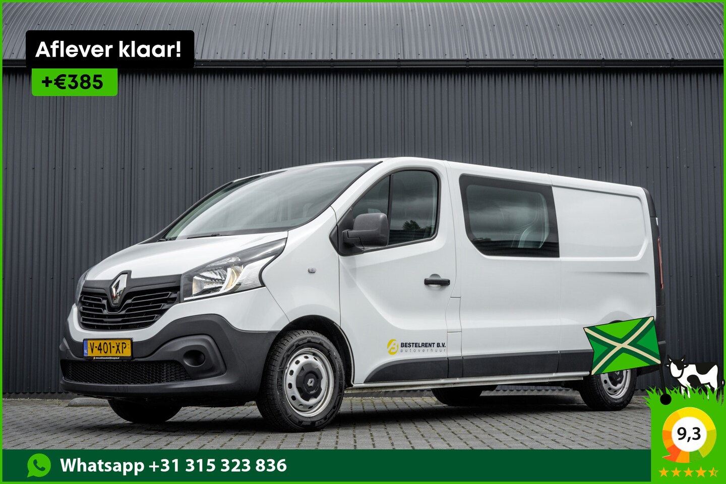 Renault Trafic - **1.6 dCi L2H1 | 6-Persoons | Euro 6 | Cruise | Airco | DC** - AutoWereld.nl