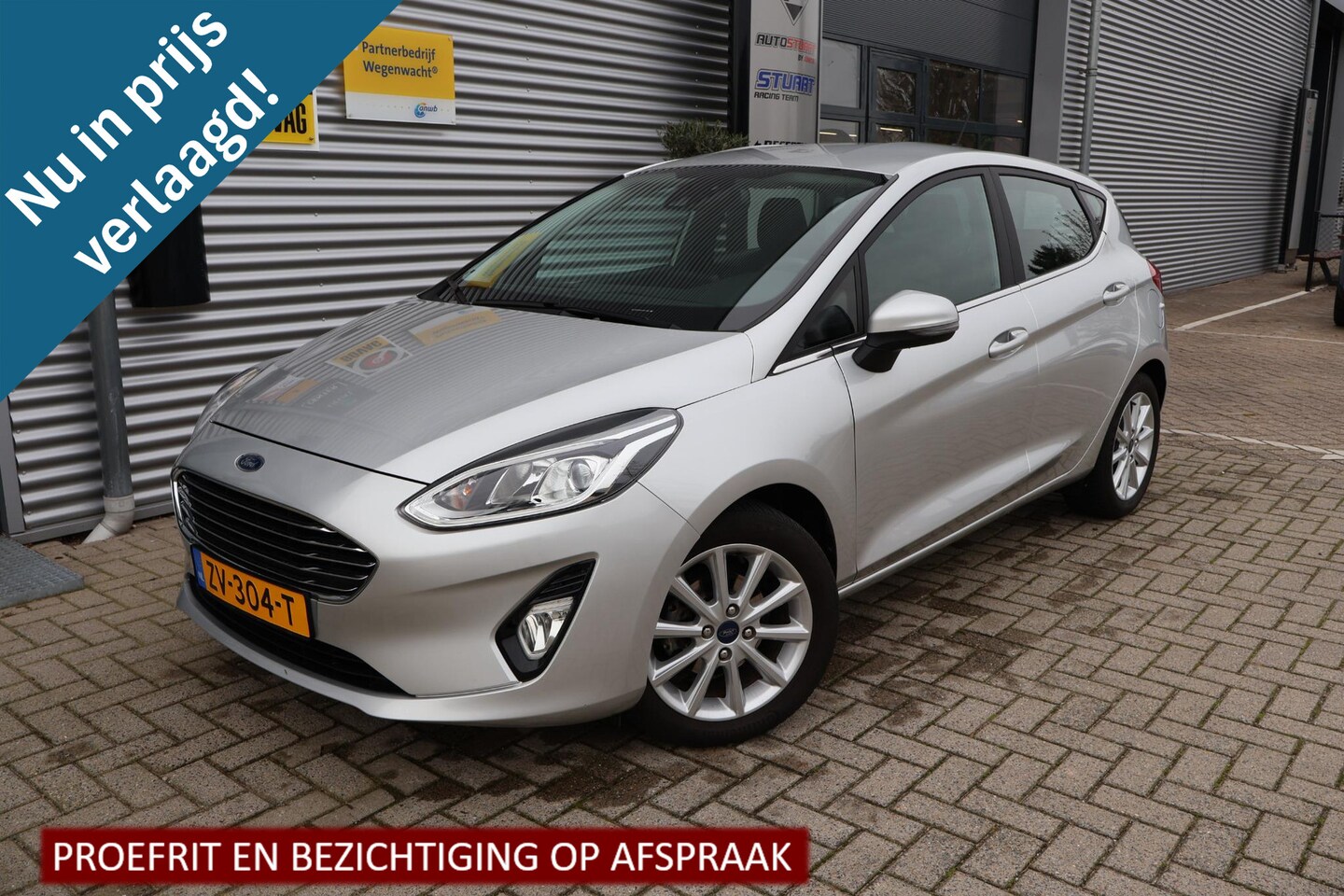 Ford Fiesta - 1.0 EcoBoost Titanium 100PK|NAVI|NL-Auto|1e-Eigenaar|LMV|Lane-Assist - AutoWereld.nl