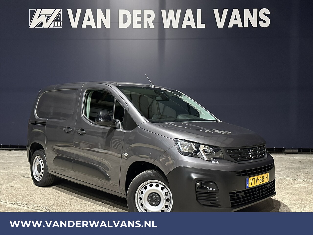 Peugeot Partner - 1.5 BlueHDi 131pk **BPM VRIJ voor de Ondernemer** L1H1 Euro6 Airco | 3-Zits | Navigatie | - AutoWereld.nl