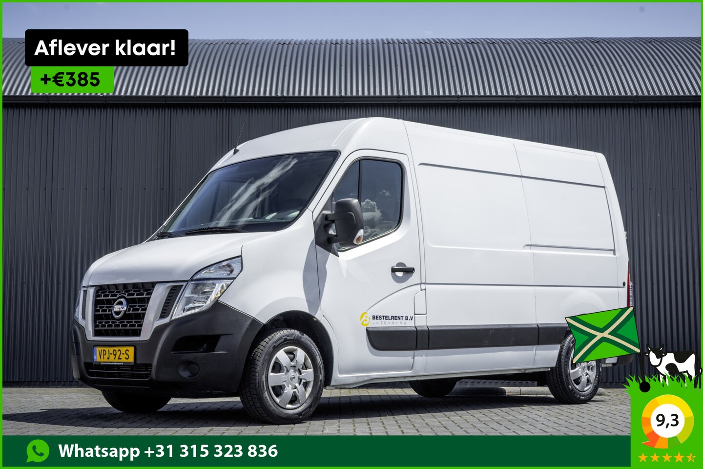 Nissan NV400 - **2.3 dCi L2H2 | Euro 6 | 146 PK | Airco | Cruise | Camera | MF Stuur | 3-Persoons** - AutoWereld.nl