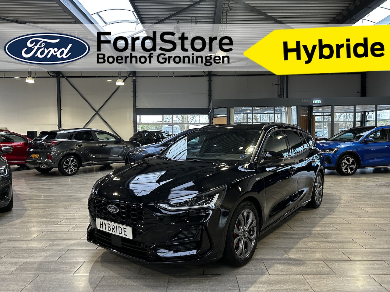 Ford Focus Wagon - EcoBoost Hybrid 125 pk ST Line | Winter Pack | Adapt. Cruise | Lederen bekl. | Groot navi - AutoWereld.nl