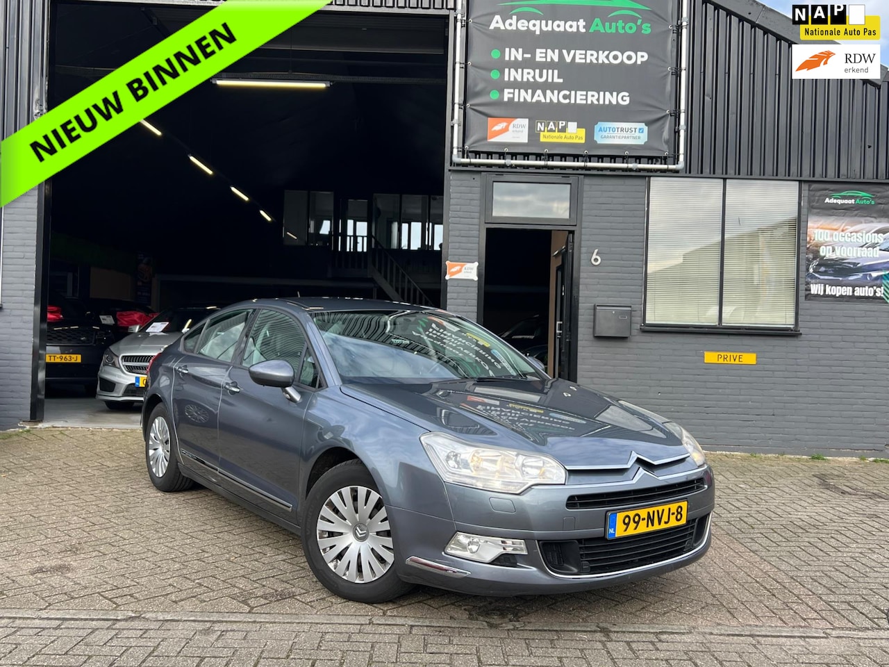 Citroën C5 - 1.6 THP APK|CRUISE|AIRCO|AUTOMAAT|Trekhaak|Leder - AutoWereld.nl