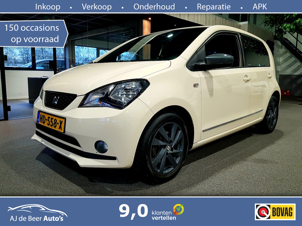 Seat Mii - 1.0 Mii by Mango Airco | Cruise | Navigatie | Dealeronderhouden | Nette auto - AutoWereld.nl