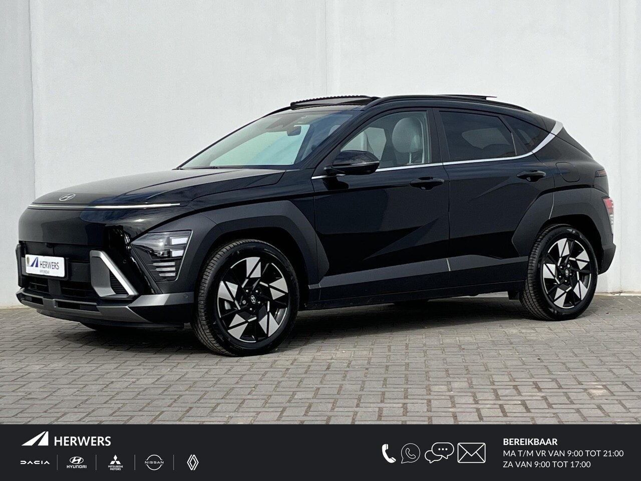 Hyundai Kona - 1.6 GDI HEV Premium Sky / Schuif-/Kanteldak / Lederen bekleding / BOSE Audio / Stoelverwar - AutoWereld.nl