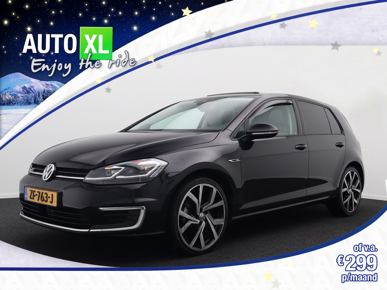 Volkswagen e-Golf - R-Line Schuif/kantel-dak Leder Adapt. Cruise 1k - AutoWereld.nl