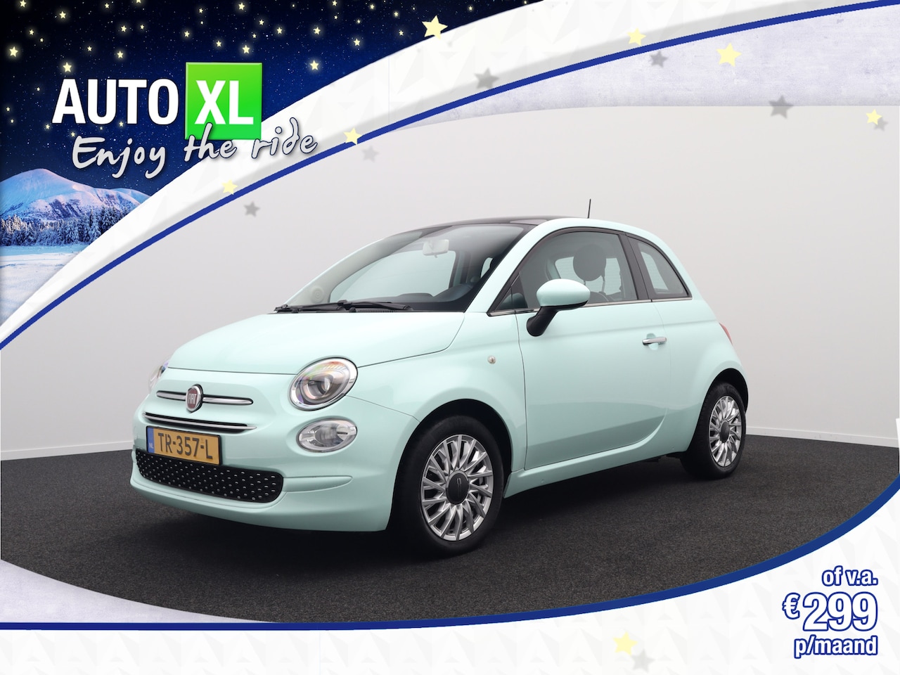 Fiat 500 - 0.9 TwinAir 81 PK Turbo Lounge Pano-Dak Navi Airco Cruise 1k - AutoWereld.nl