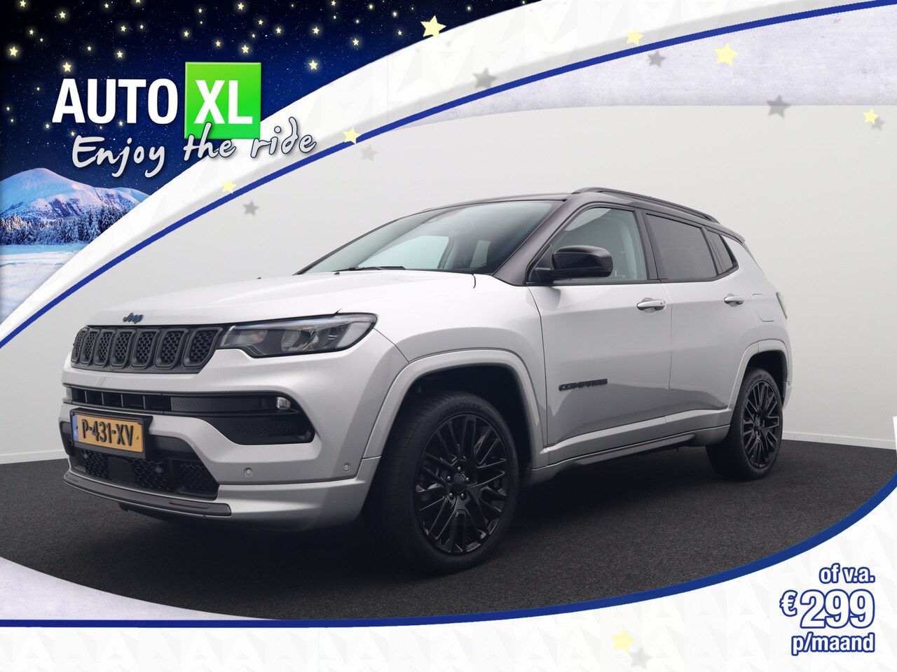 Jeep Compass - 4xe 240 PHEV S-Edition Adapt. Cruise Digi. Dash. Leder - AutoWereld.nl