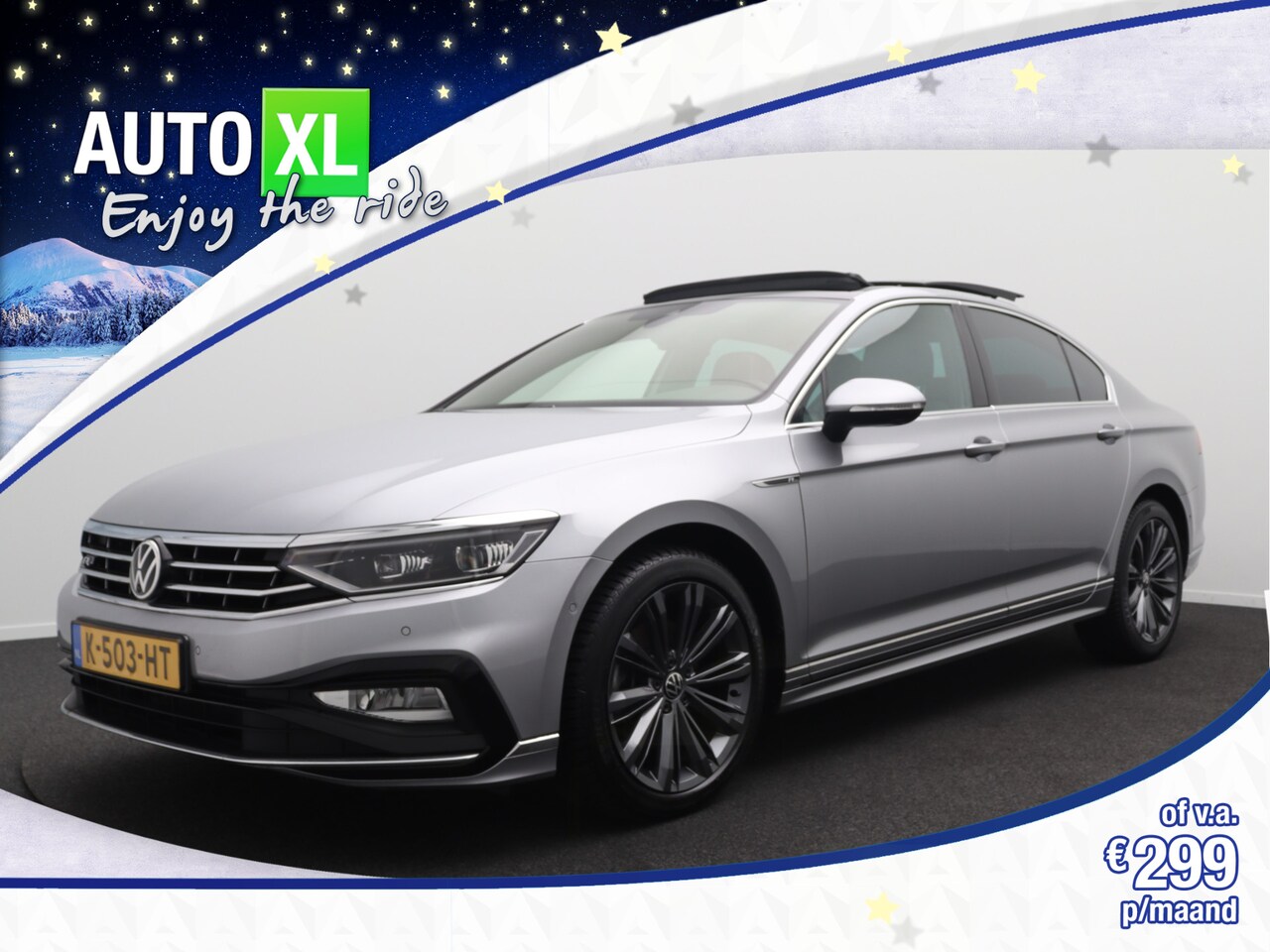 Volkswagen Passat - 1.5 TSI 150PK Aut. R-Line NW Model Pano-dak 360*Camera Leder  1k - AutoWereld.nl