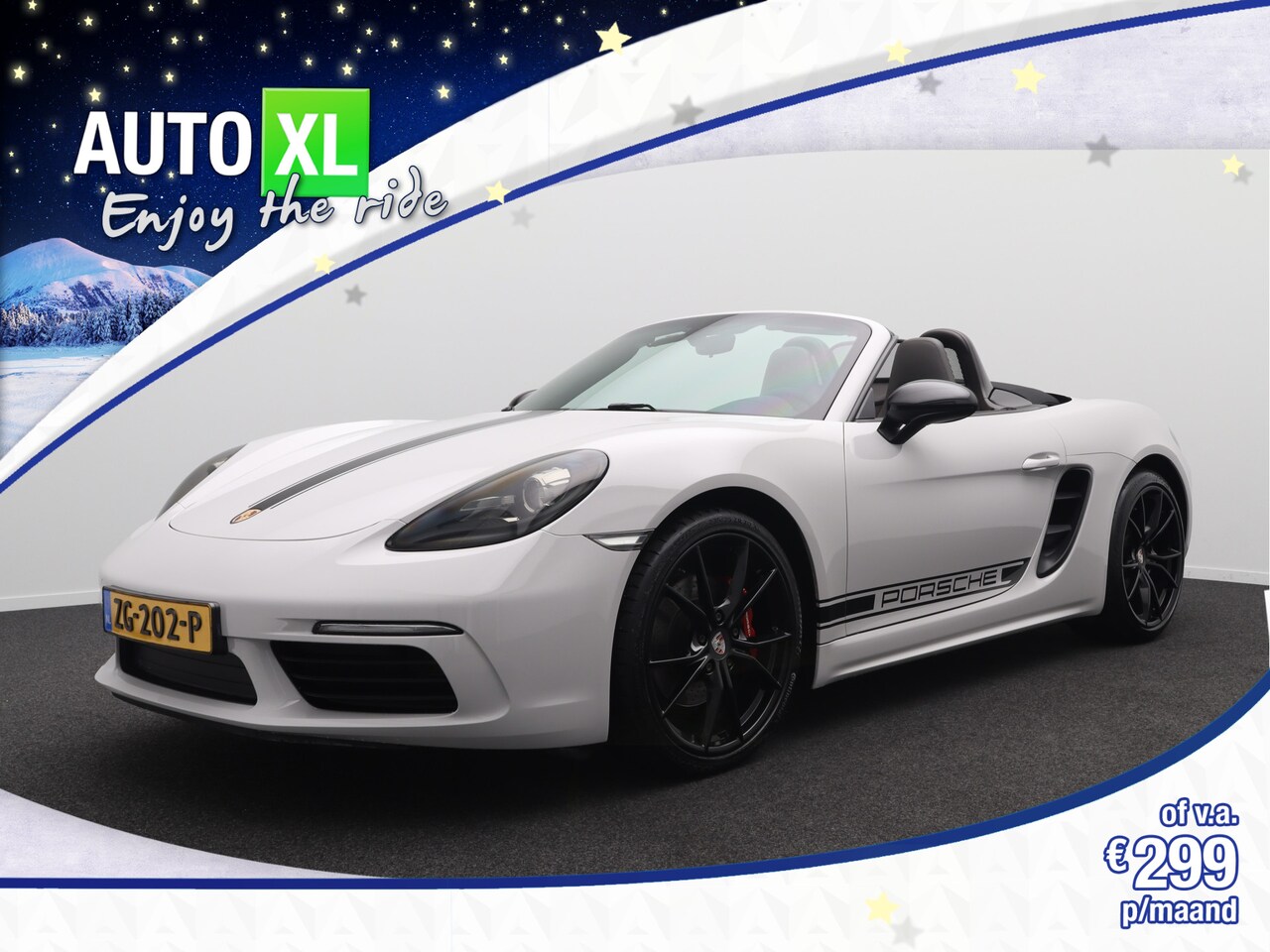 Porsche 718 Boxster - 2.0 300 PK Sportuitlaat Leder/alcantara Stoelverwarming - AutoWereld.nl