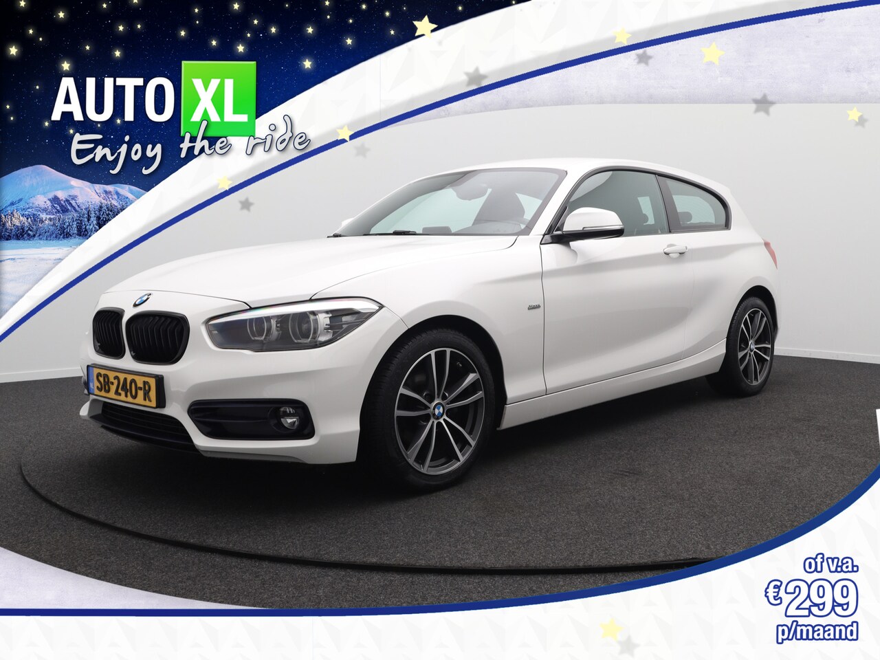 BMW 1-serie - 118i Aut. Sport Line Shadow Exe. Cruise Navi Climate Stoelverw - AutoWereld.nl