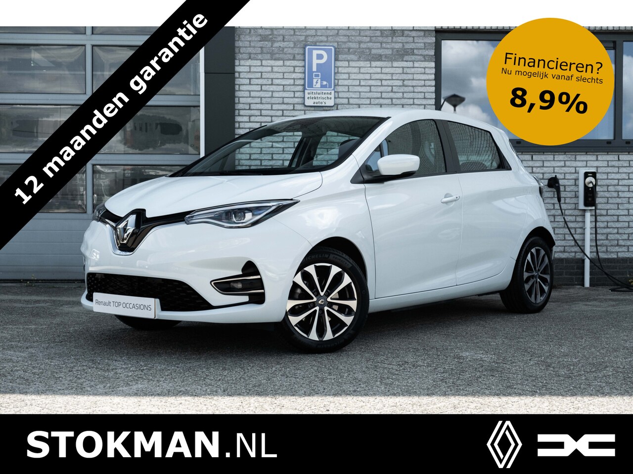 Renault Zoe - R 135 PK Zen 52 kWh | 91,33% SOH batterij | ECC | navigatie | Parkeersensoren achter | inc - AutoWereld.nl