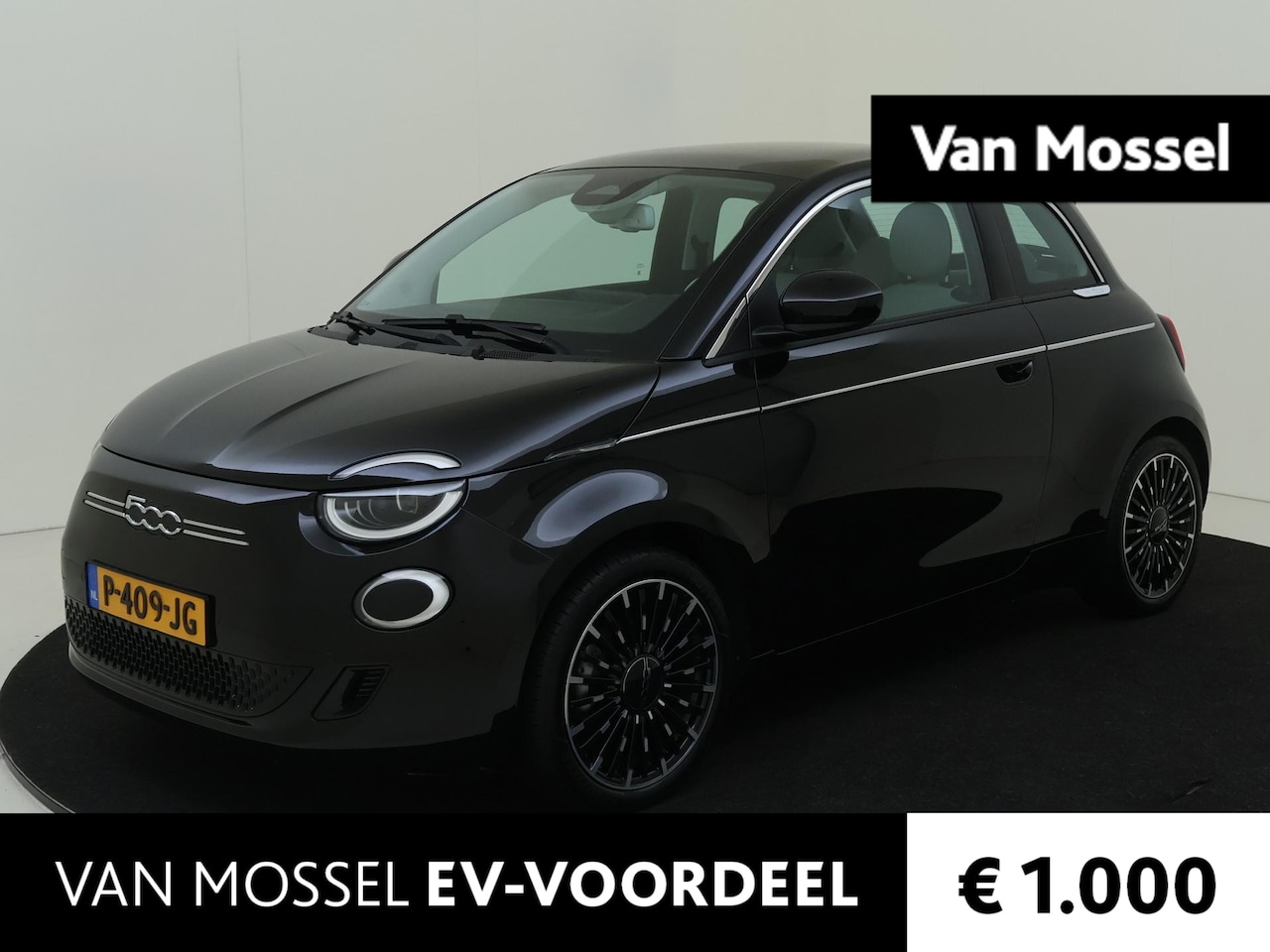 Fiat 500e - La Prima 42 kWh | Navigatie | Climate Control | Parkeersensor | 17 inch Velgen | LED Lampe - AutoWereld.nl