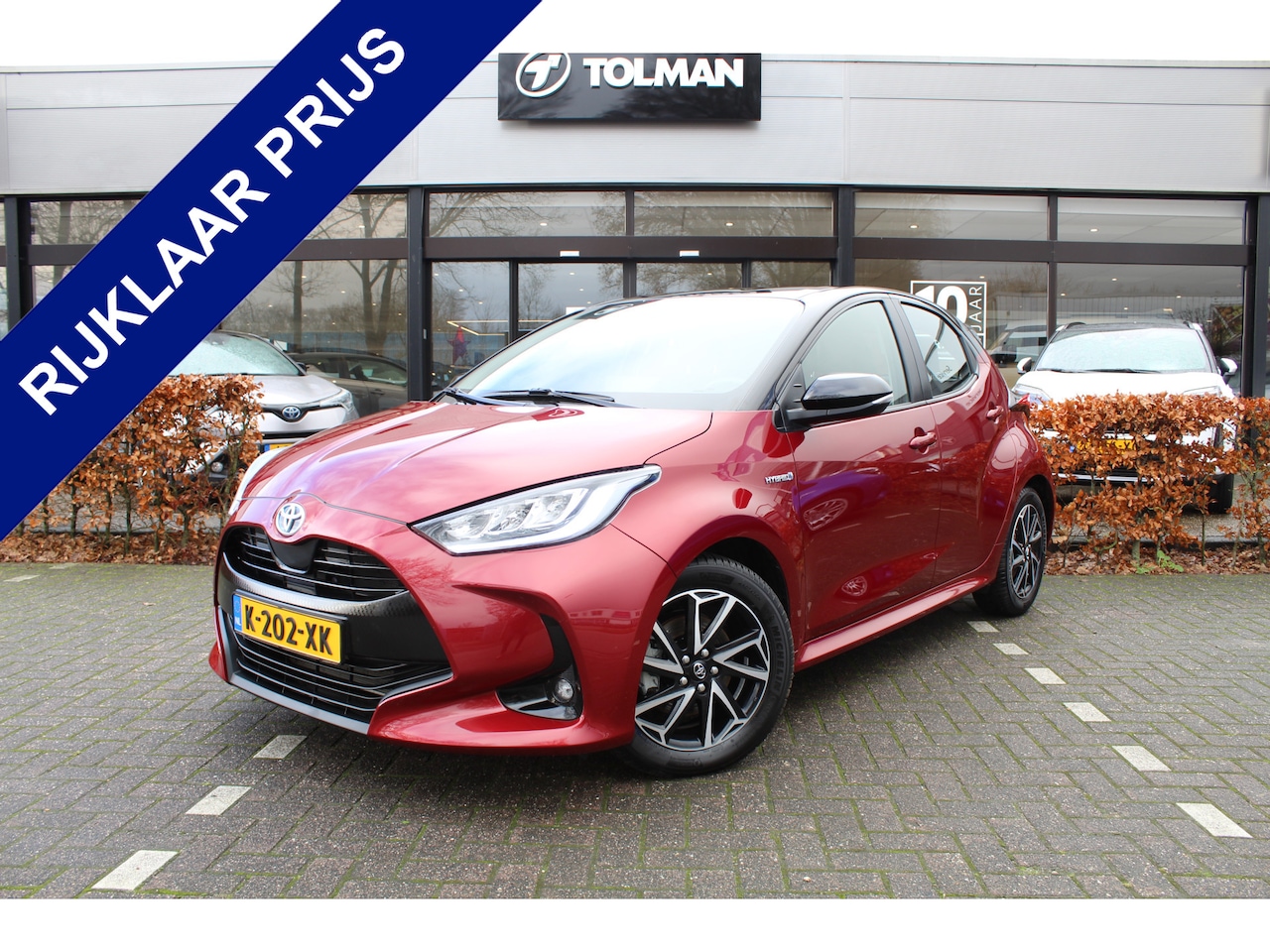 Toyota Yaris - 1.5 Hybrid Dynamic Bi-tone | Rijklaar | Navi | Apple/Android | Adaptive cruise | Keyless | - AutoWereld.nl