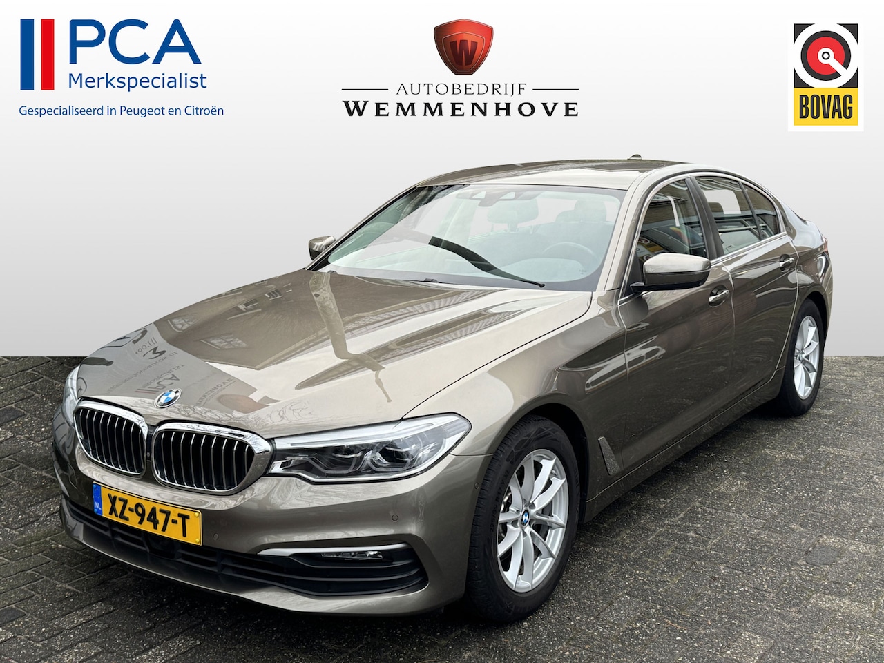 BMW 5-serie - 520i High Executive Edition Airco/Stoelverw./Harman&Kardon Audio/Leder - AutoWereld.nl