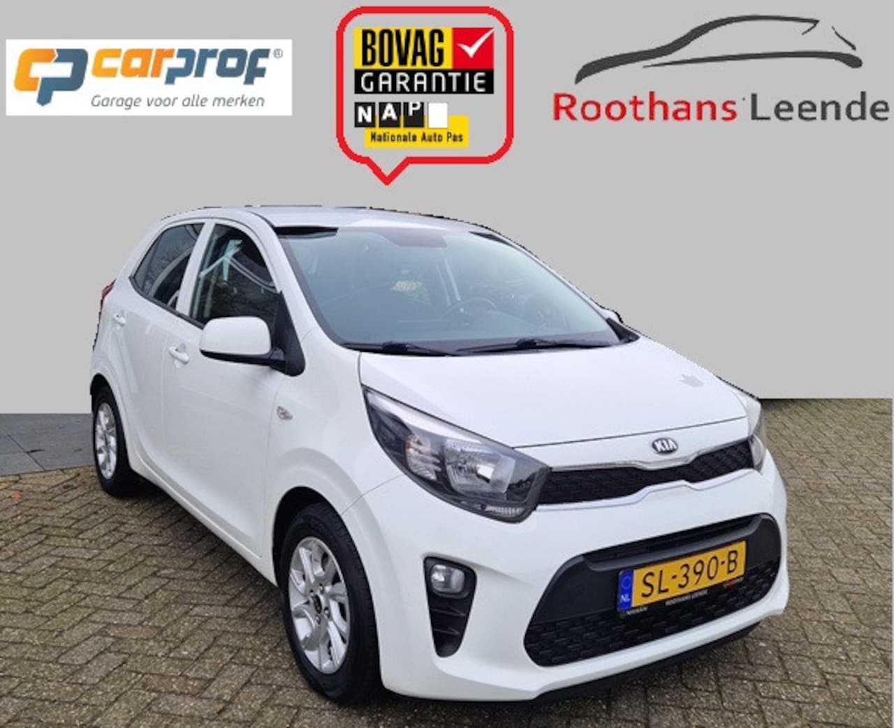 Kia Picanto - 1.0 CVVT 66PK 5Drs EconomyPlusLine Navigator + Camera - AutoWereld.nl