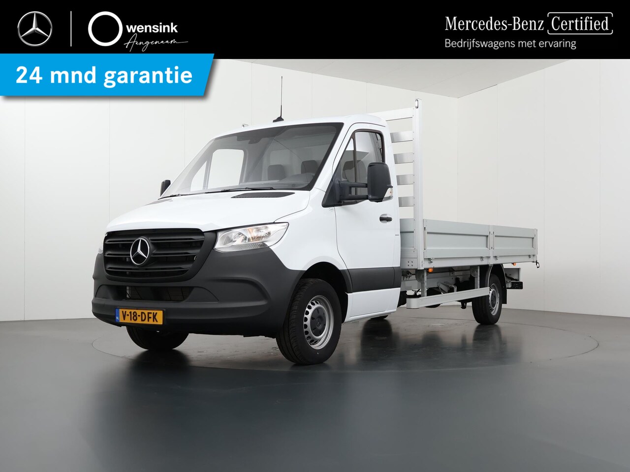 Mercedes-Benz Sprinter - 317 CDI L3 Open Laadbak | Automaat | Carplay | MBUX | Bijrijdersbank | Certified | - AutoWereld.nl