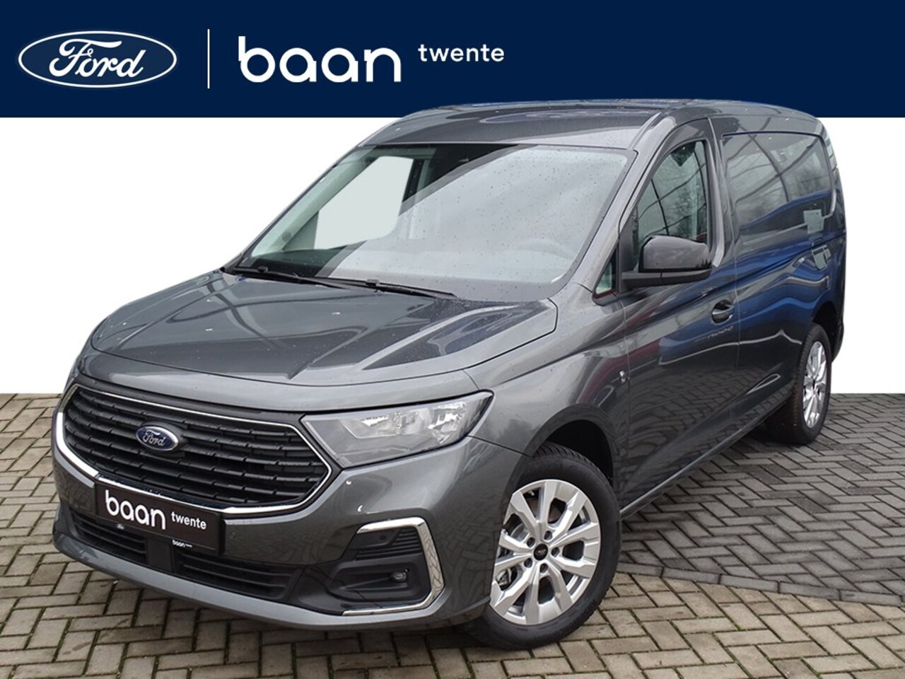 Ford Transit Connect - 2.0 EcoBlue L2 Limited 122 PK Automaat | Voorruitverw. | Graphite Grey | Adaptive Cruise | - AutoWereld.nl