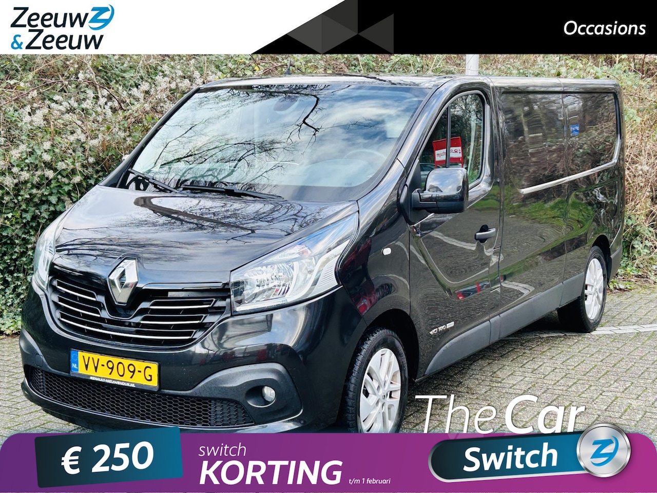 Renault Trafic - 1.6 dCi T29 L2H1 Turbo2 Energy Navi , airco , trekhaak , cruise , lm velgen , vloer . tel - AutoWereld.nl