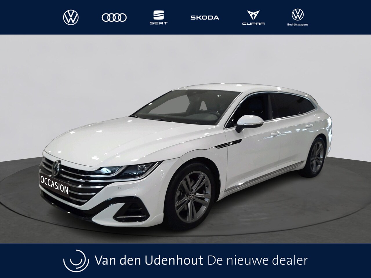 Volkswagen Arteon Shooting Brake - 2.0 TSI 190pk DSG Automaat R-Line Business+ | Navi | PDC | Clima | Digital cockpit | Leer/ - AutoWereld.nl