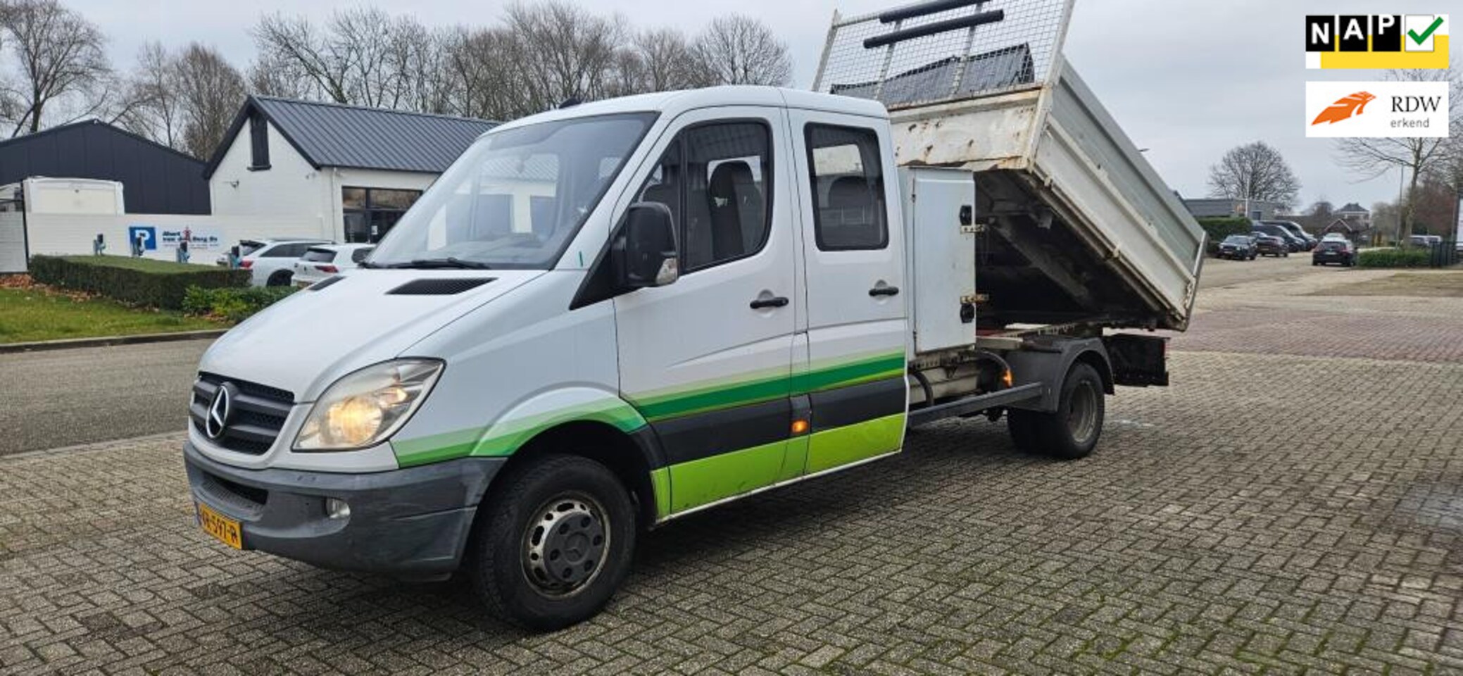 Mercedes-Benz Sprinter - 313 2.2 CDI 432 DC KIEPBAK DUBBEL LUCHT - AutoWereld.nl