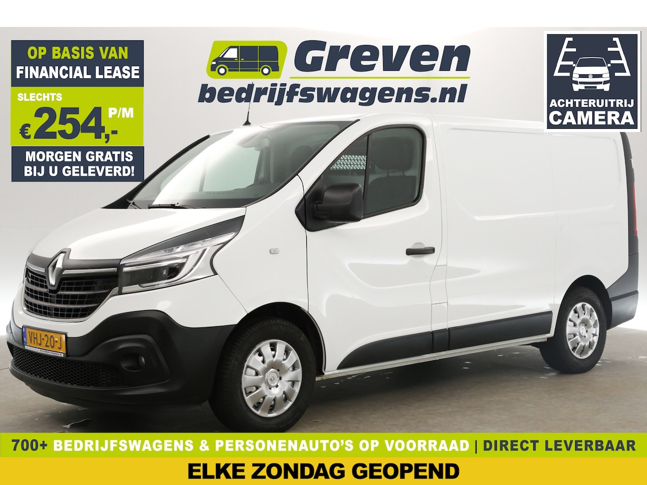 Renault Trafic - 2.0 dCi T29 L1H1 146PK Automaat Airco Cruise Camera Navi PDC LED Trekhaak - AutoWereld.nl