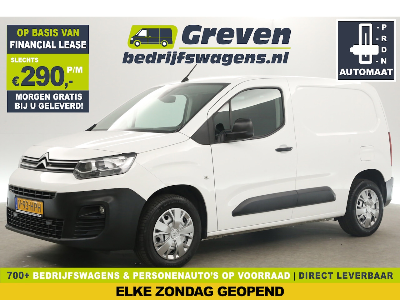 Citroën Berlingo - 1.5 BlueHDI L1H1 131PK | BENZINE | Automaat Airco Cruise PDC Elektrpakket Schuifdeur - AutoWereld.nl