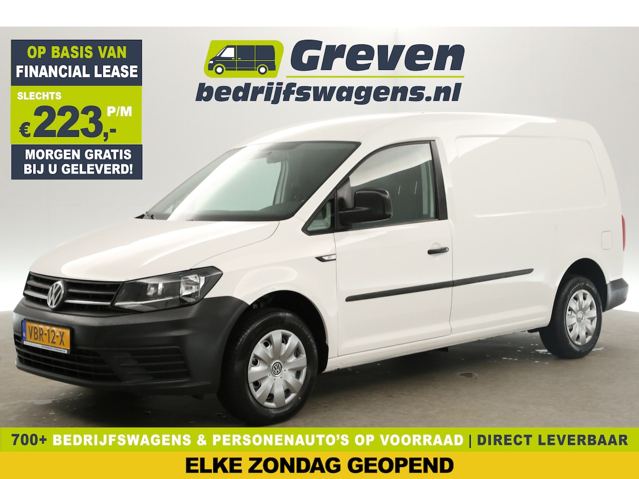 Volkswagen Caddy Maxi - 2.0 TDI L2H1 Airco Cruise Parkeersensoren Elektrpakket Schuifdeur - AutoWereld.nl