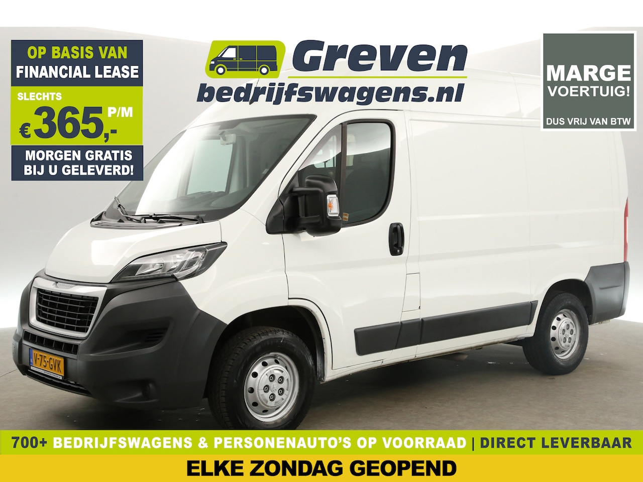 Peugeot Boxer - 330 2.0 BlueHDI L1H2 131PK Marge Airco Cruisecontrol 3 Persoons Elektrpakket Trekhaak - AutoWereld.nl