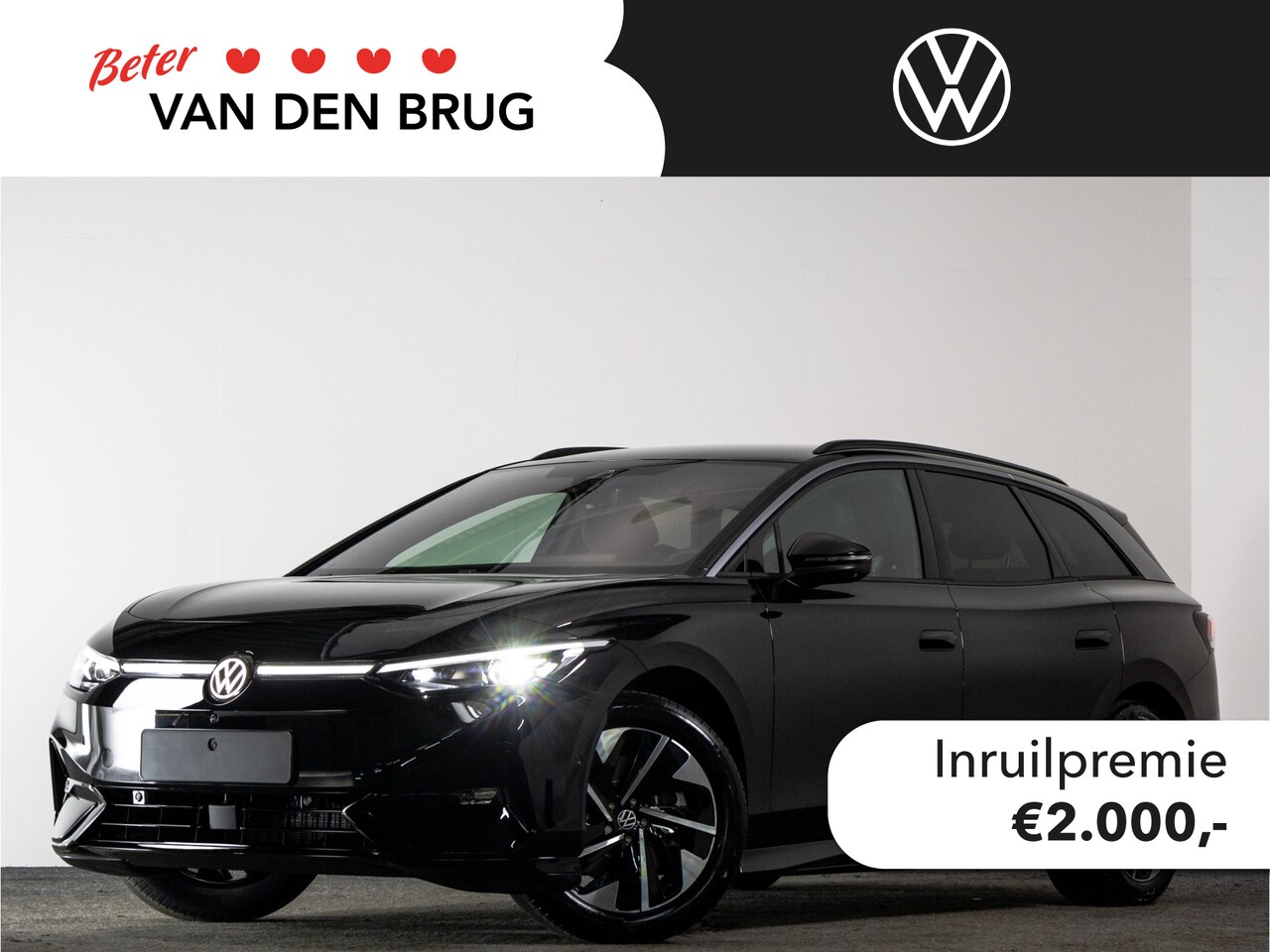 Volkswagen ID.7 Tourer - Pro Business 77 kWh 286 PK | Trekhaak | Achteruitrijcamera | Stuur & stoelverwarming | - AutoWereld.nl