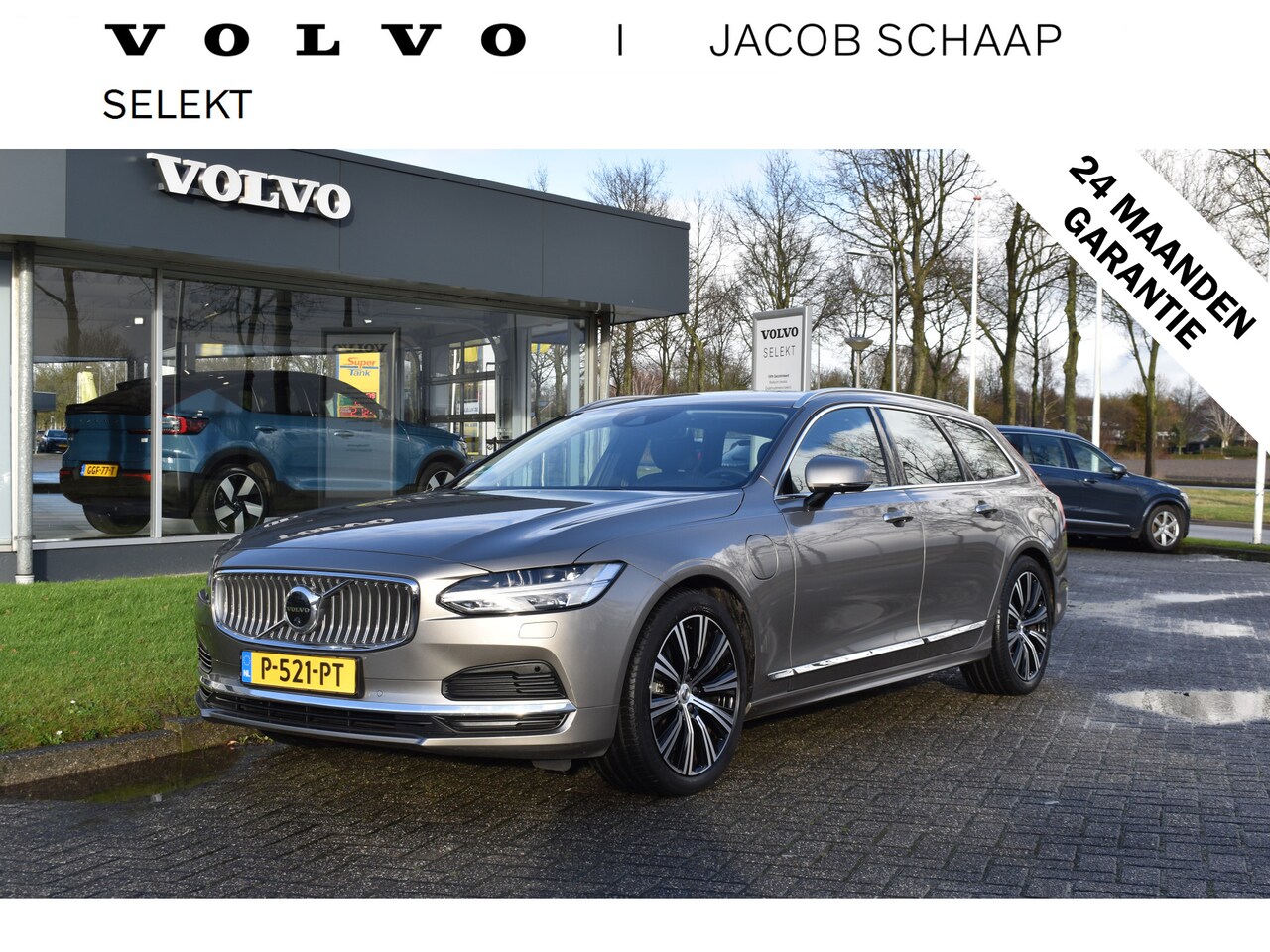 Volvo V90 - T8 AWD Inscription | Trekhaak | 360° Camera | Apple Carplay | - AutoWereld.nl