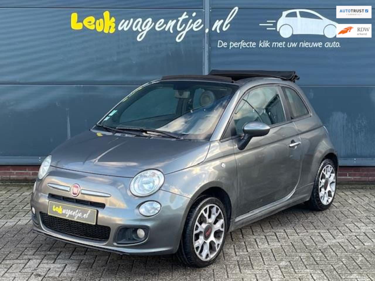 Fiat 500 C - 1.2 500S Cabrio *sportstoelen alcantara *16 inch - AutoWereld.nl