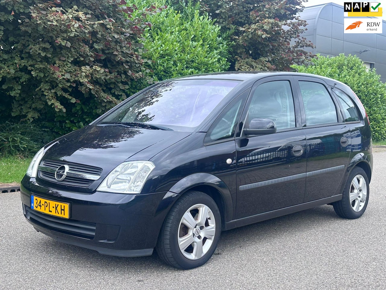 Opel Meriva - 1.8-16V Maxx Cool Automaat*26-07-2025 APK*Cruise*Airco*Trekhaak*NAP*LM velgen*2e eigenaar* - AutoWereld.nl