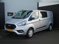 Ford Transit Custom - 2.0 TDCI 130PK L2 Dubbele Cabine EURO 6 - Airco - Navi - Cruise - € 18.900, - Excl