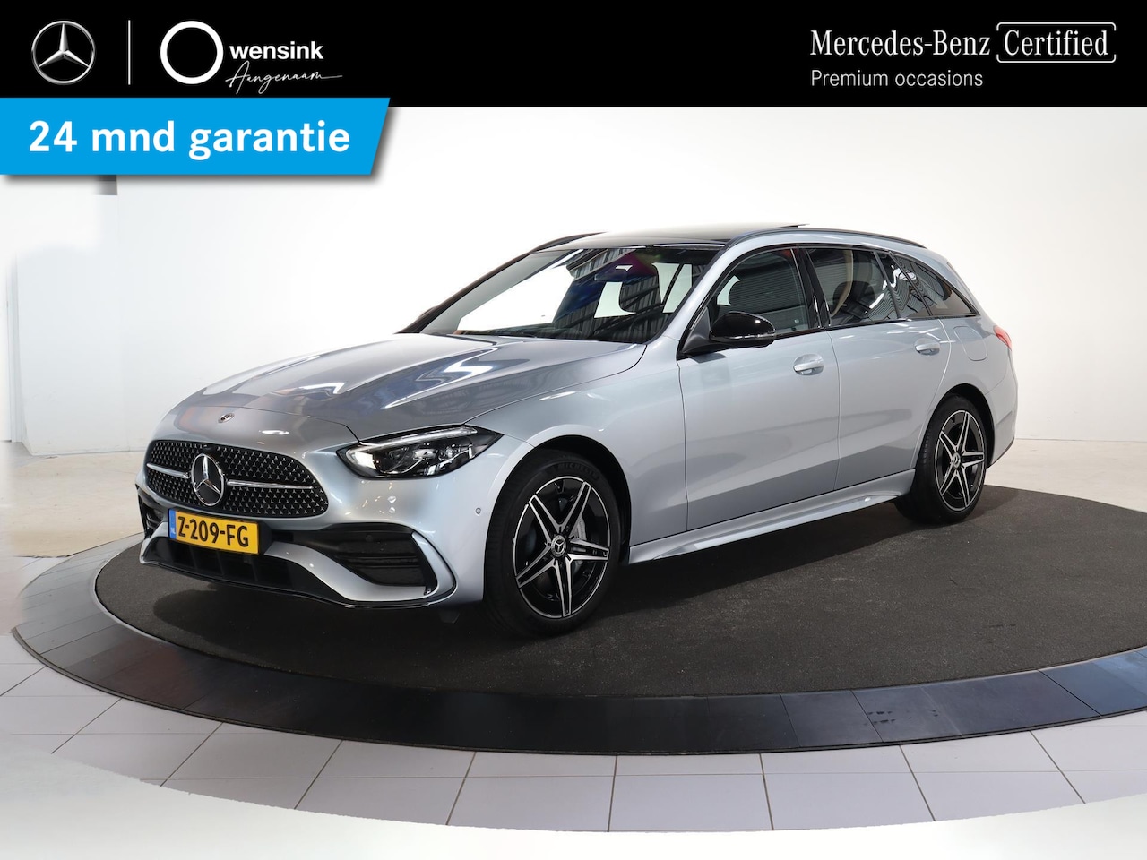 Mercedes-Benz C-klasse Estate - 300 e AMG Line Panoramadak | Memory | Night pakket | Stoelverwarming én ventilatie | Smart - AutoWereld.nl