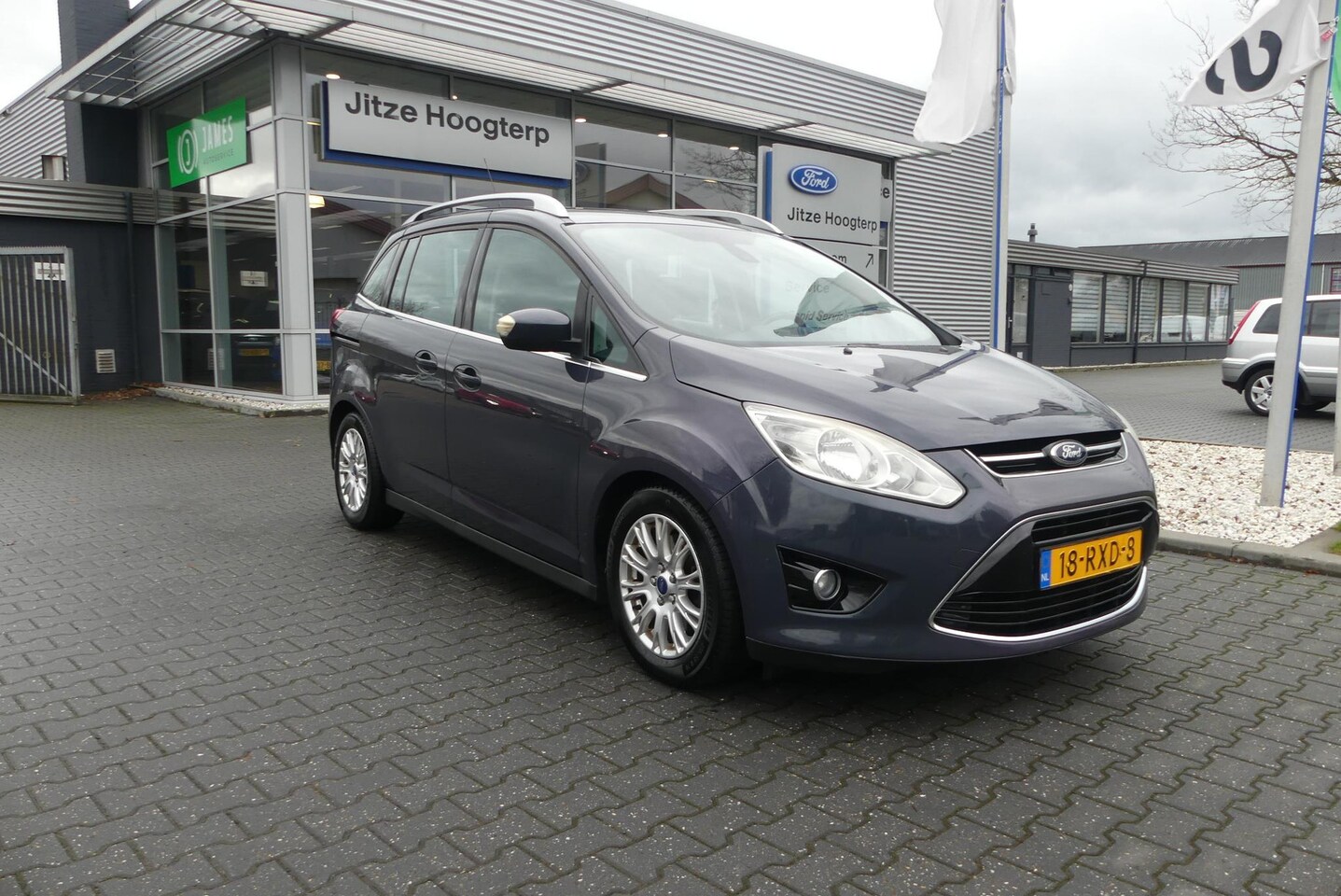 Ford C-Max - 1.6 EcoBoost Titanium 7p. 7 PERSOONS.NAVI TREKHAAK.CRUISE.D RIEM VERVANGEN. - AutoWereld.nl