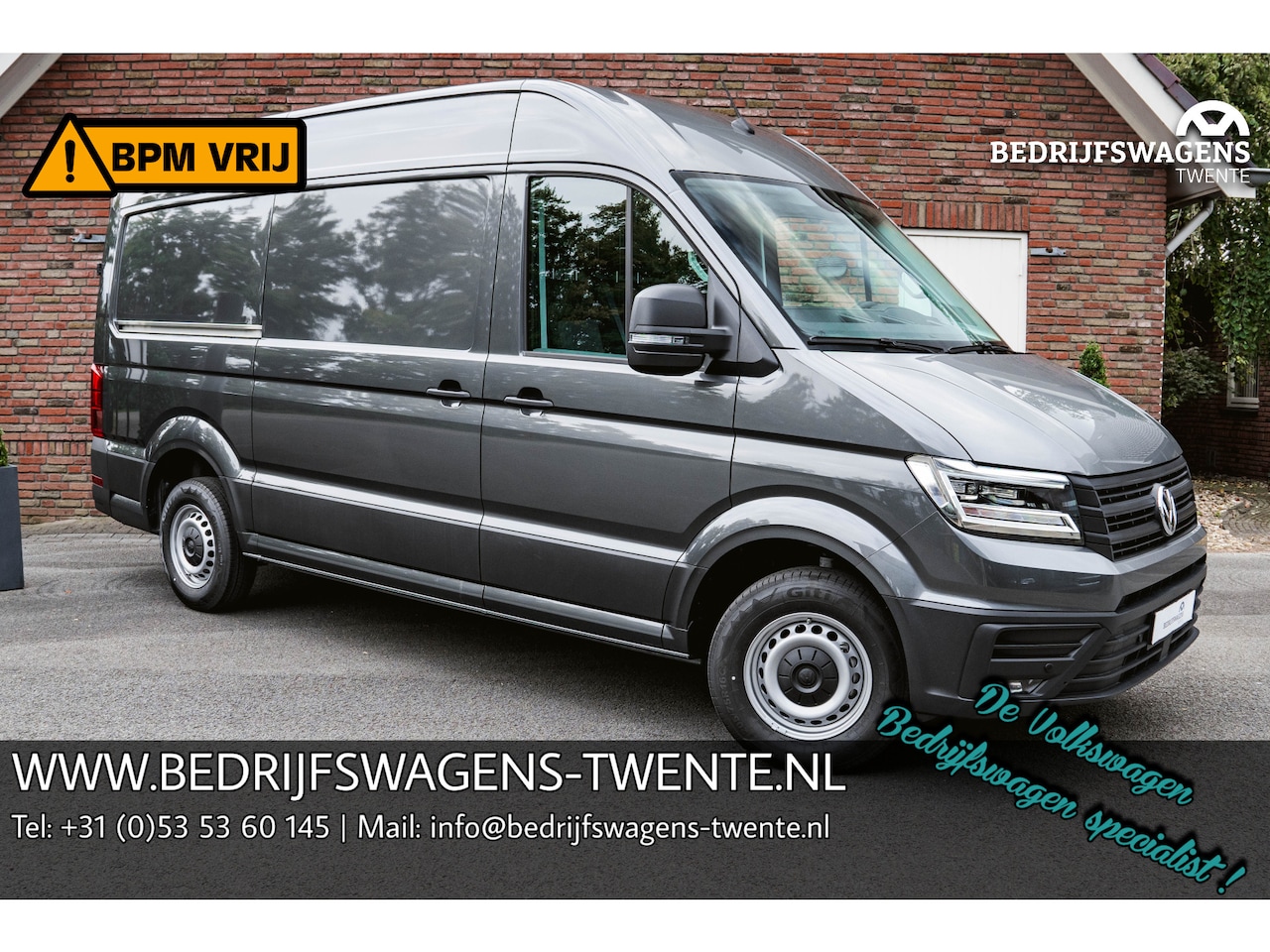 Volkswagen Crafter - 2.0 TDI 177PK Automaat L3H3 Comfortline LED | NAVI | Ergo. bestuurdersstoel | Camera | App - AutoWereld.nl